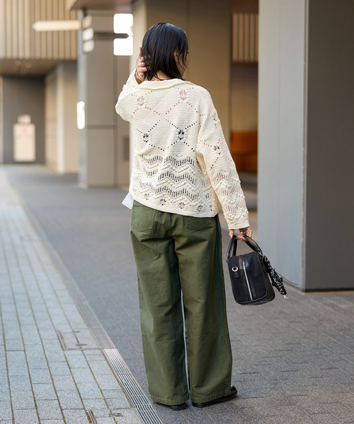 JOURNAL STANDARD(ジャーナルスタンダード)の「ネイティブジャガードシャツ(ニット/セーター・レディース・グリーン/ブラウン/アイボリー・FREE)」の7枚目の写真