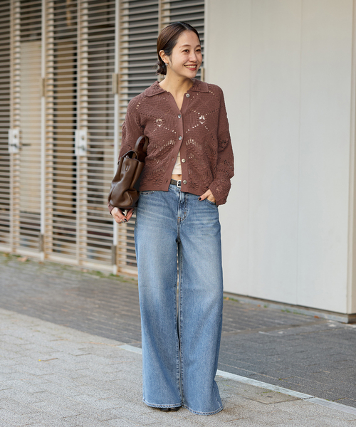 JOURNAL STANDARD(ジャーナルスタンダード)の「ネイティブジャガードシャツ(ニット/セーター・レディース・グリーン/ブラウン/アイボリー・FREE)」の13枚目の写真