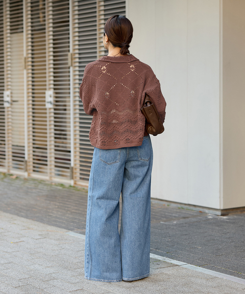 JOURNAL STANDARD(ジャーナルスタンダード)の「ネイティブジャガードシャツ(ニット/セーター・レディース・グリーン/ブラウン/アイボリー・FREE)」の14枚目の写真