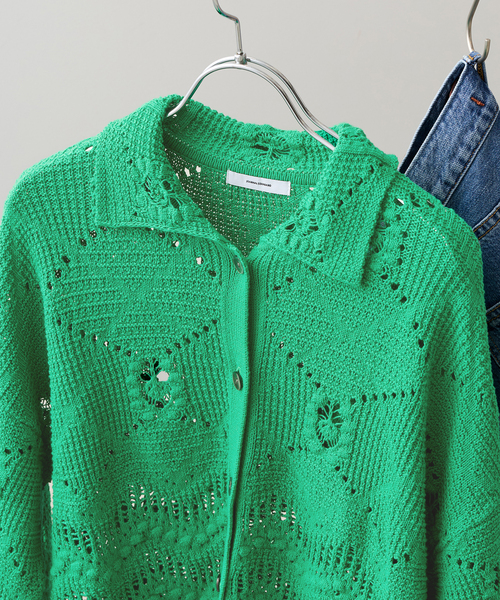 JOURNAL STANDARD(ジャーナルスタンダード)の「ネイティブジャガードシャツ(ニット/セーター・レディース・グリーン/ブラウン/アイボリー・FREE)」の20枚目の写真