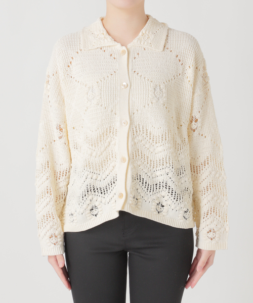 JOURNAL STANDARD(ジャーナルスタンダード)の「ネイティブジャガードシャツ(ニット/セーター・レディース・グリーン/ブラウン/アイボリー・FREE)」の21枚目の写真