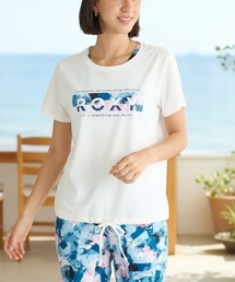 【ROXY/ロキシー】 YOUR FLAVA TEE　水陸両用　速乾　ドローコート付き　半袖　Tシャツ(ラッシュガード)