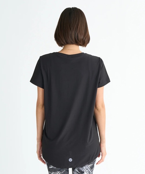 ROXY(ロキシー)の「【ROXY/ロキシー】 YOUR FLAVA TEE 水陸両用 速乾 ドローコート付き 半袖 Tシャツ(ラッシュガード)(Tシャツ/カットソー・レディース・ホワイト・SMALL)」の12枚目の写真