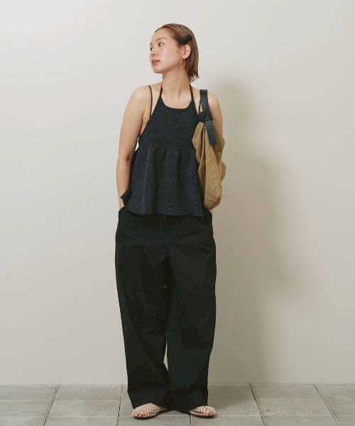 TODAYFUL(トゥデイフル)の「Easy Chino Pants(その他パンツ・レディース・バーガンディー/キナリ/ブラック・38inch/36inch)」の12枚目の写真