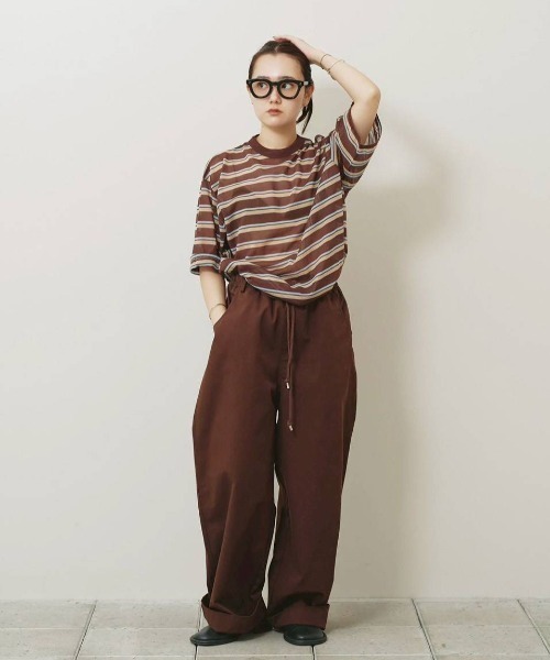 TODAYFUL(トゥデイフル)の「Easy Chino Pants(その他パンツ・レディース・バーガンディー/キナリ/ブラック・38inch/36inch)」の13枚目の写真