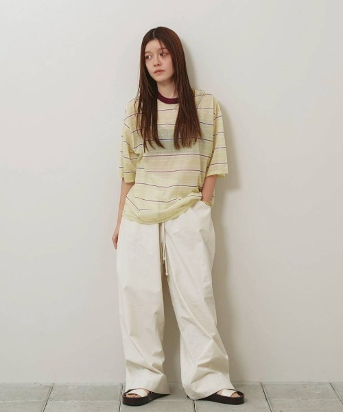 TODAYFUL(トゥデイフル)の「Easy Chino Pants(その他パンツ・レディース・バーガンディー/キナリ/ブラック・38inch/36inch)」の14枚目の写真