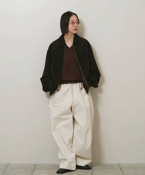 TODAYFUL(トゥデイフル)の「Easy Chino Pants(その他パンツ・レディース・バーガンディー/キナリ/ブラック・38inch/36inch)」の17枚目の写真