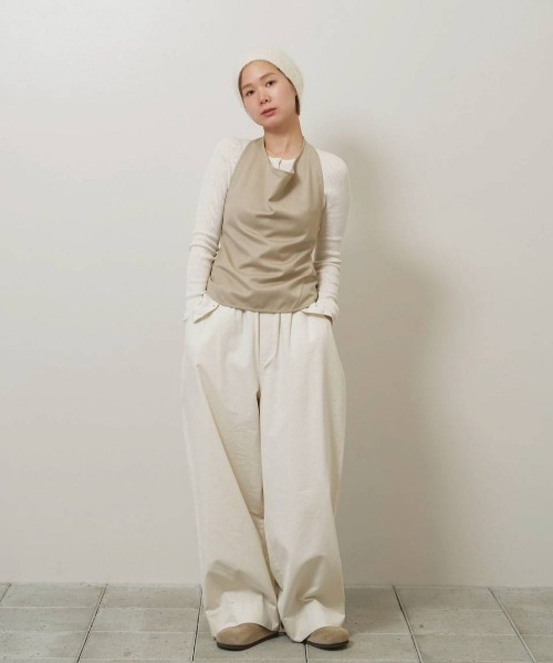 TODAYFUL(トゥデイフル)の「Easy Chino Pants(その他パンツ・レディース・バーガンディー/キナリ/ブラック・38inch/36inch)」の19枚目の写真