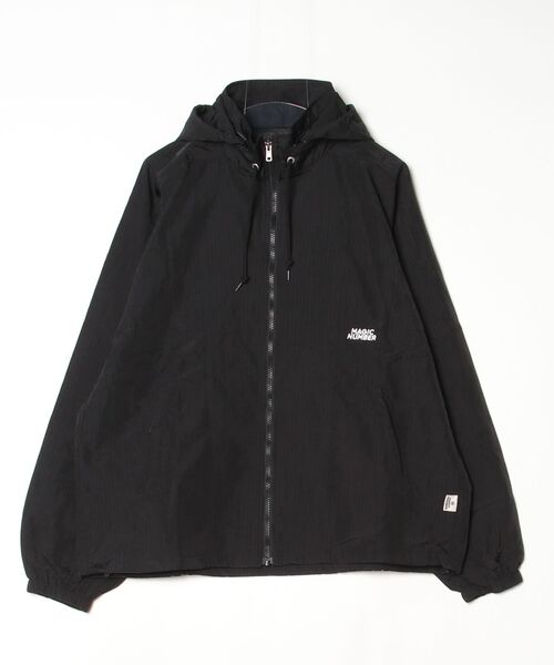 MAGIC NUMBER（マジック ナンバー）の「【MAGIC NUMBER】RETRO NYLON TRACK JK（ナイロンジャケット・メンズ・グレー/ブラック・MEDIUM/LARGE）」の5枚目の写真