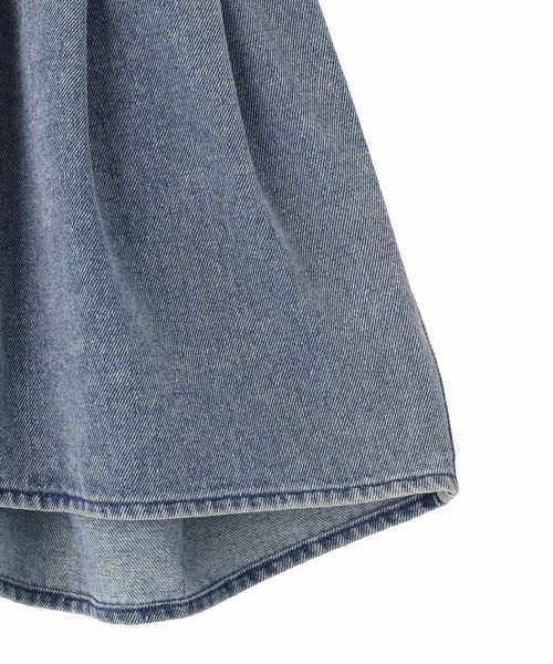 Green Parks(グリーンパークス)の「デニムペプラムジレ(ベスト・レディース・インディゴブルー/ブラック・FREE)」の18枚目の写真