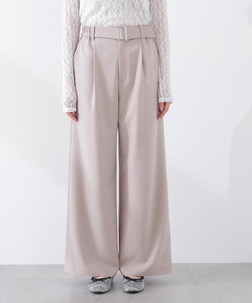 PROPORTION BODY DRESSING（プロポーションボディドレッシング）の「ベルトドッキングワイドパンツ / 1216130302（その他パンツ・レディース・ダークグレー/ベージュ・SMALL/P/S/MEDIUM）」の20枚目の写真