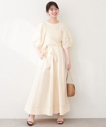 natural couture | ランタンスリーブワンピース(ワンピース)