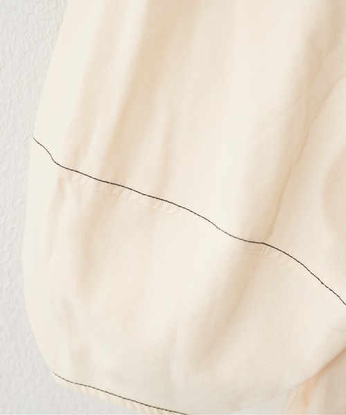 natural couture(ナチュラルクチュール)の「ランタンスリーブワンピース(ワンピース・レディース・アイボリー/ドット/インディゴブルー・LARGE/MEDIUM)」の13枚目の写真