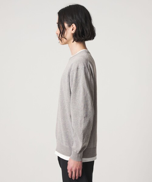 A DAY IN THE LIFE UNITED ARROWS(アデイインザライフユナイテッドアローズ)の「メランジ フェイクレイヤード ニット-ウォッシャブル-<A DAY IN THE LIFE>(ニット/セーター・メンズ・コバルトブルー/ブラック/グレー系・M/L)」の11枚目の写真