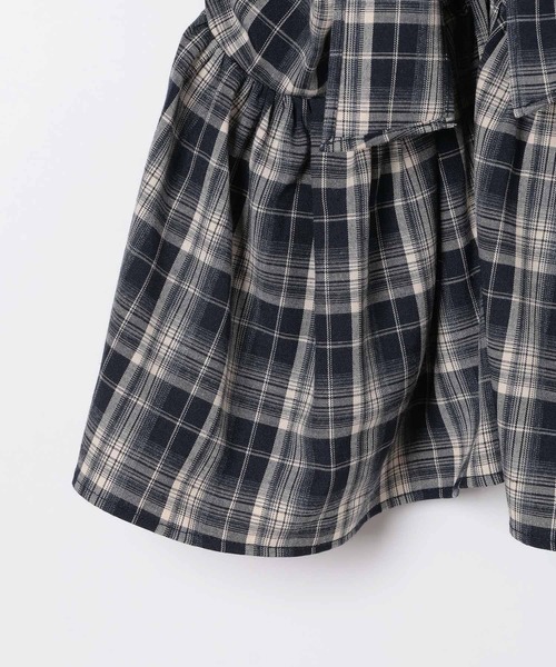 Heather（ヘザー）の「チェックフリルビスチェ　656717（キャミソール・レディース・ベージュ/ブルー/ブラック/ネイビー・FREE）」の22枚目の写真