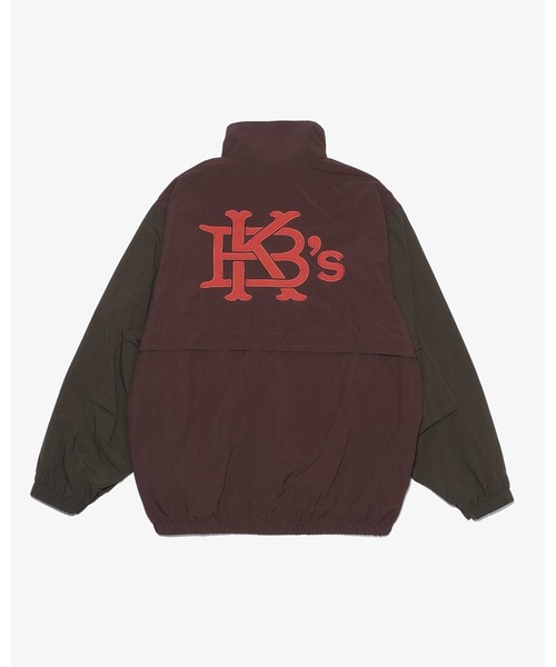 KEBOZ（ケボズ）の「EFG NYLON JACKET（ナイロンジャケット・メンズ・ブラック/ブラウン/ホワイト・M/L/XL/S/2XL）」の3枚目の写真