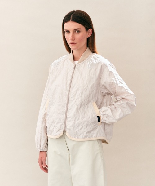 LAVENHAM(ラベンハム)の「Unwadded Bomber Jacket Womens / アンワディッド ボンバー ジャケット ウィメンズ(その他アウター・レディース・ダークブラック/オフホワイト/ブラウン・12/8/6/10)」の10枚目の写真