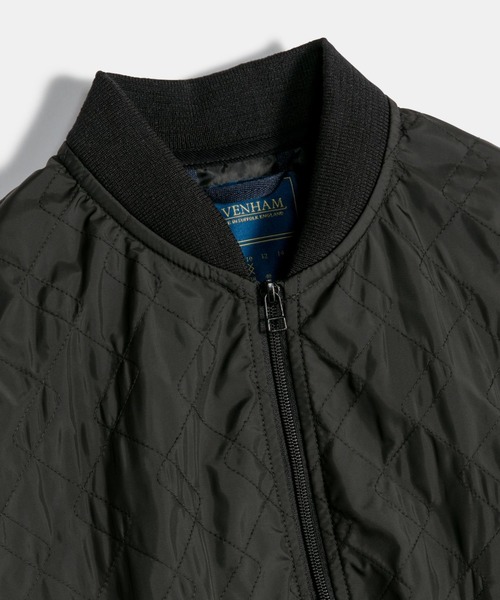 LAVENHAM(ラベンハム)の「Unwadded Bomber Jacket Womens / アンワディッド ボンバー ジャケット ウィメンズ(その他アウター・レディース・ダークブラック/オフホワイト/ブラウン・12/8/6/10)」の21枚目の写真