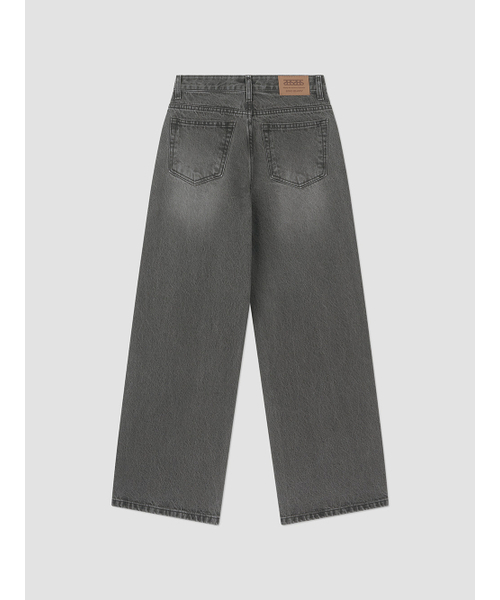 ANNEHEARTS(アンハーツ)の「Classic Long Wide Denim Washed Black(デニムパンツ・レディース・その他・MEDIUM/LARGE/SMALL)」の4枚目の写真