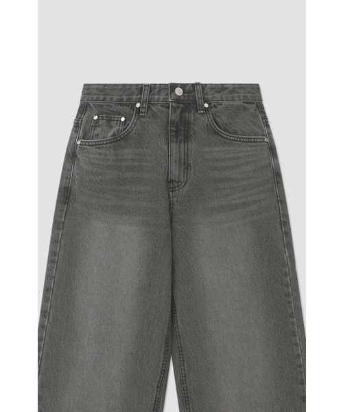 ANNEHEARTS(アンハーツ)の「Classic Long Wide Denim Washed Black(デニムパンツ・レディース・その他・MEDIUM/LARGE/SMALL)」の5枚目の写真