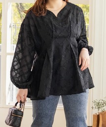 CLETTE（クレット）の「CLETTEオリジナルウエストタックペプラムブラウス（シャツ/ブラウス）」