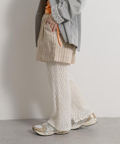 THE GOODLAND MARKET(ザグッドランドマーケット)の「cwtch LAYERED EASYPANTS(その他パンツ・レディース・ミント/オレンジ・FREE)」の13枚目の写真