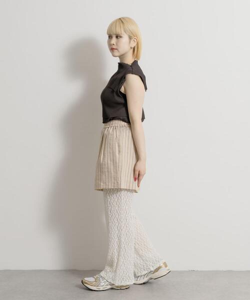 THE GOODLAND MARKET(ザグッドランドマーケット)の「cwtch LAYERED EASYPANTS(その他パンツ・レディース・ミント/オレンジ・FREE)」の17枚目の写真