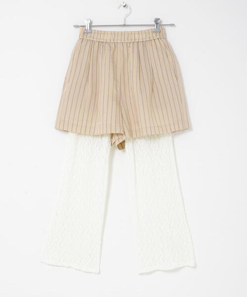 THE GOODLAND MARKET(ザグッドランドマーケット)の「cwtch LAYERED EASYPANTS(その他パンツ・レディース・ミント/オレンジ・FREE)」の22枚目の写真