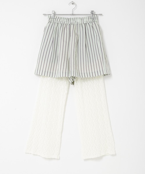 THE GOODLAND MARKET(ザグッドランドマーケット)の「cwtch LAYERED EASYPANTS(その他パンツ・レディース・ミント/オレンジ・FREE)」の8枚目の写真