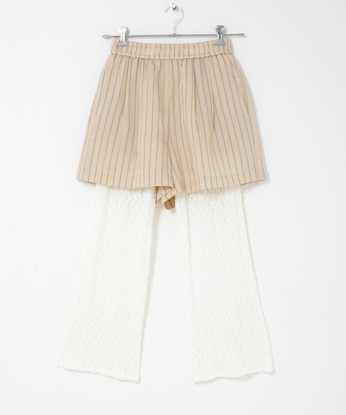 THE GOODLAND MARKET(ザグッドランドマーケット)の「cwtch LAYERED EASYPANTS(その他パンツ・レディース・ミント/オレンジ・FREE)」の19枚目の写真