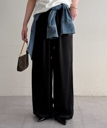 LOUNGEDRESS | サテンワイドイージーパンツ(その他パンツ)
