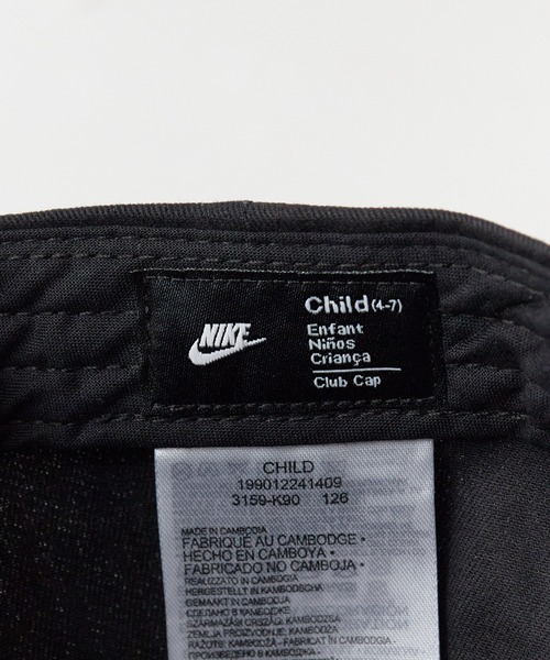 NIKE(ナイキ)の「NIKE/ナイキ Statement Patch Club Cap キャップ 帽子 ロゴ ワッペン 2026年春夏(キャップ・キッズ・ホワイト/ブラック・FREE)」の17枚目の写真