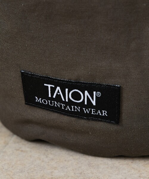 TAION(タイオン)の「【TAION/タイオン】NON DOWN MOUNTAIN BUCKET BAG/ノンダウン マウンテン バケットバッグ/ユニセックス 【WEB限定】(ボディバッグ/ウエストポーチ・メンズ・ライトブラウン/ブラック/ネイビー/カーキ・フリー)」の5枚目の写真