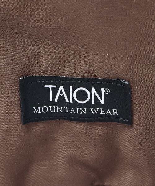 TAION(タイオン)の「【TAION/タイオン】NON DOWN MOUNTAIN BUCKET BAG/ノンダウン マウンテン バケットバッグ/ユニセックス 【WEB限定】(ボディバッグ/ウエストポーチ・メンズ・ライトブラウン/ブラック/ネイビー/カーキ・フリー)」の11枚目の写真