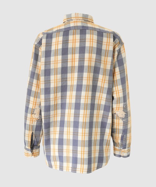 BOW WOW（バウワウ）の「UNIQUE POCKET CHECKED FLANNEL SHIRT AGED（シャツ/ブラウス・メンズ・その他1・XL/L）」の2枚目の写真