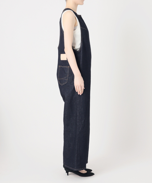 Spick & Span（スピックアンドスパン）の「SOMETHING / サムシング for Spick & Span 別注 ALLINONE（つなぎ/オールインワン・レディース・アイボリー/ネイビー・SMALL）」の11枚目の写真