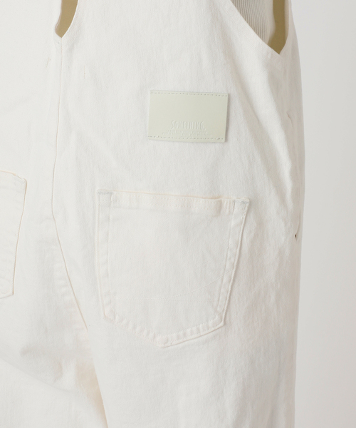 Spick & Span（スピックアンドスパン）の「SOMETHING / サムシング for Spick & Span 別注 ALLINONE（つなぎ/オールインワン・レディース・アイボリー/ネイビー・SMALL）」の20枚目の写真
