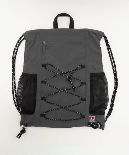 WEGO（ウィゴー）の「WEGO/BENDAVIS ナップサック（バックパック/リュック・レディース・グレー/ブラック・FREE）」の2枚目の写真