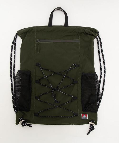WEGO（ウィゴー）の「WEGO/BENDAVIS ナップサック（バックパック/リュック・レディース・グレー/ブラック/カーキ・FREE）」の3枚目の写真