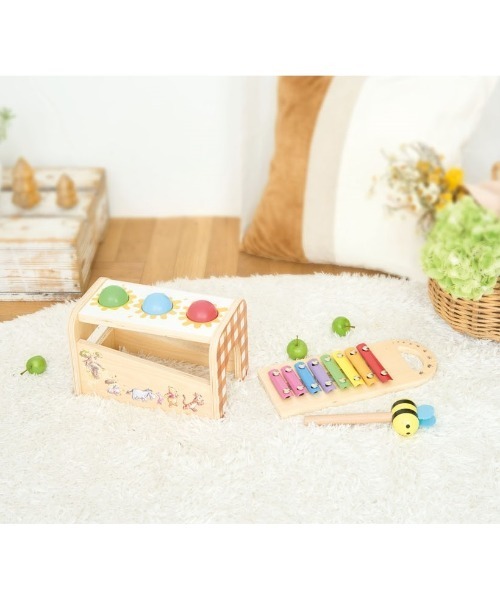 Disney(ディズニー)の「DISNEY HELLO! WOODEN WORLD くまのプーさん ボール落とし&シロフォン(おもちゃ・キッズ・マルチ・FREE)」の2枚目の写真