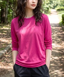 【Printstar】3.5オンス インターロックドライ長袖Ｔシャツ 00352 紫外線対策 UVカット UPF50 吸水速乾 ロンT ジム スポーツ フィットネス ランニング アウトドア