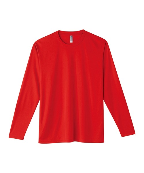 Printstar（プリントスター）の「【Printstar】3.5オンス インターロックドライ長袖Ｔシャツ 00352 紫外線対策 UVカット UPF50 吸水速乾 ロンT ジム スポーツ フィットネス ランニング アウトドア（Tシャツ/カットソー・レディース・ダークグレー/ブラック/イエロー/インディゴブルー/ロイヤルブルー/ネイビー/ライトブラック/ピンク/レッド/ホワイト・LL/M/S/L）」の19枚目の写真