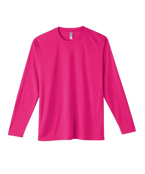 Printstar（プリントスター）の「【Printstar】3.5オンス インターロックドライ長袖Ｔシャツ 00352 紫外線対策 UVカット UPF50 吸水速乾 ロンT ジム スポーツ フィットネス ランニング アウトドア（Tシャツ/カットソー・レディース・ダークグレー/ブラック/イエロー/インディゴブルー/ロイヤルブルー/ネイビー/ライトブラック/ピンク/レッド/ホワイト・LL/M/S/L）」の16枚目の写真