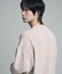 MOOVN（ムブン）の「オーバーサイズピグメントマンツーマンスウェットシャツクリームベージュ（スウェット）」