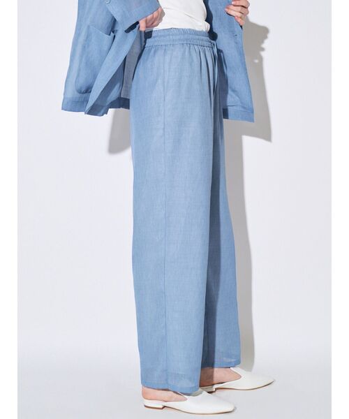 ELENDEEK(エレンディーク)の「SHEER RELAX PT(その他パンツ・レディース・ブルー/ブラック/アイボリー・01/02)」の6枚目の写真