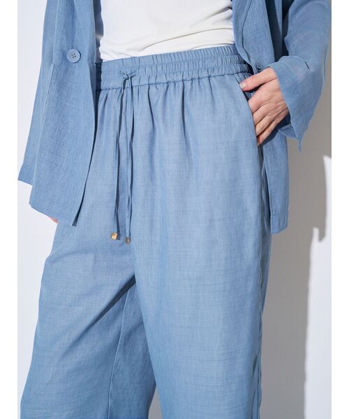 ELENDEEK(エレンディーク)の「SHEER RELAX PT(その他パンツ・レディース・ブルー/ブラック/アイボリー・01/02)」の8枚目の写真