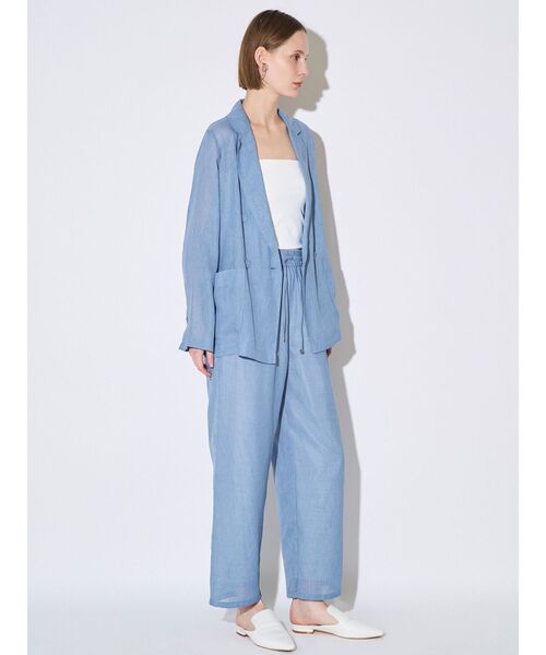 ELENDEEK(エレンディーク)の「SHEER RELAX PT(その他パンツ・レディース・ブルー/ブラック/アイボリー・01/02)」の11枚目の写真