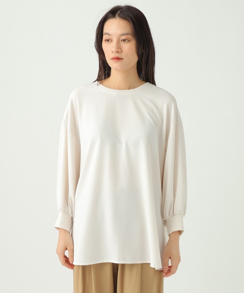 Elura（エルーラ）の「【UVカット・防シワ機能付き】サラサラリラクシー7分ブラウス/656784（シャツ/ブラウス・レディース・ブラック/ダークブラウン/オフホワイト/モカ・FREE）」の21枚目の写真