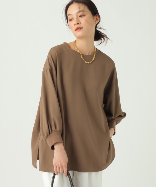 Elura（エルーラ）の「【UVカット・防シワ機能付き】サラサラリラクシー7分ブラウス/656784（シャツ/ブラウス・レディース・ブラック/ダークブラウン/オフホワイト/モカ・FREE）」の13枚目の写真