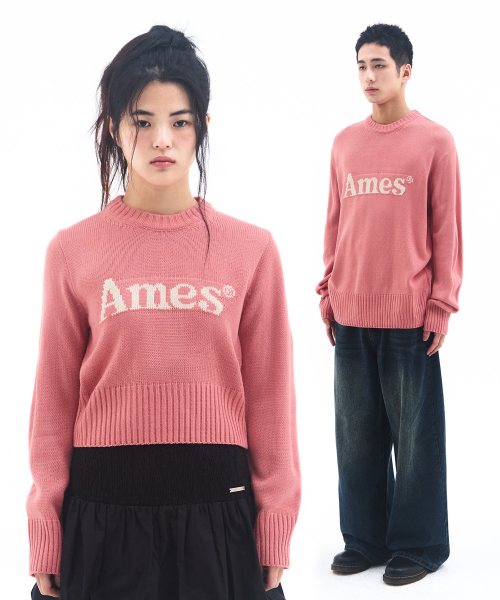 Basic pullover knit — розовый
